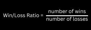 win-loss ratio formula